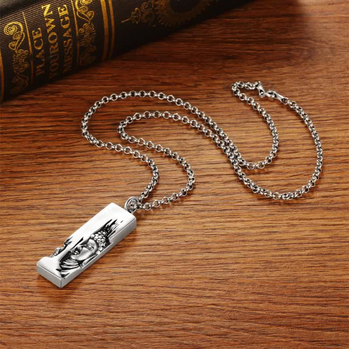 Buddha Stones Tathagata Bouddha Force Protection Amulette Porte-bonheur Collier Pendentif Style Vintage - image 14