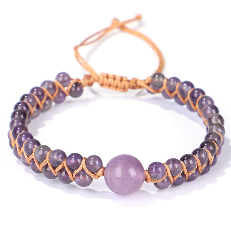 Bracelet de protection en pierre œil de tigre bleu divin Buddha Stones