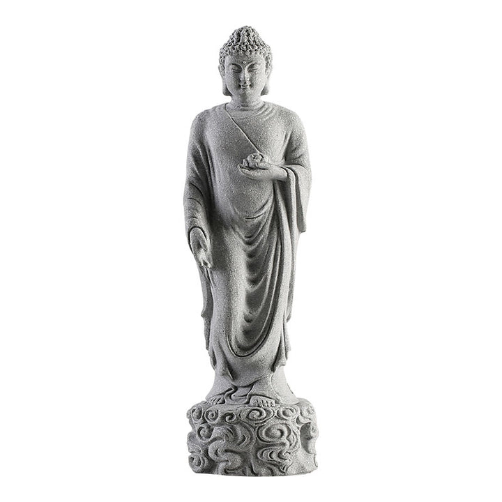 Buddha Stones Méditation Bouddha Nuages ​​de bon augure Design Sérénité Décoration de la maison - image 11