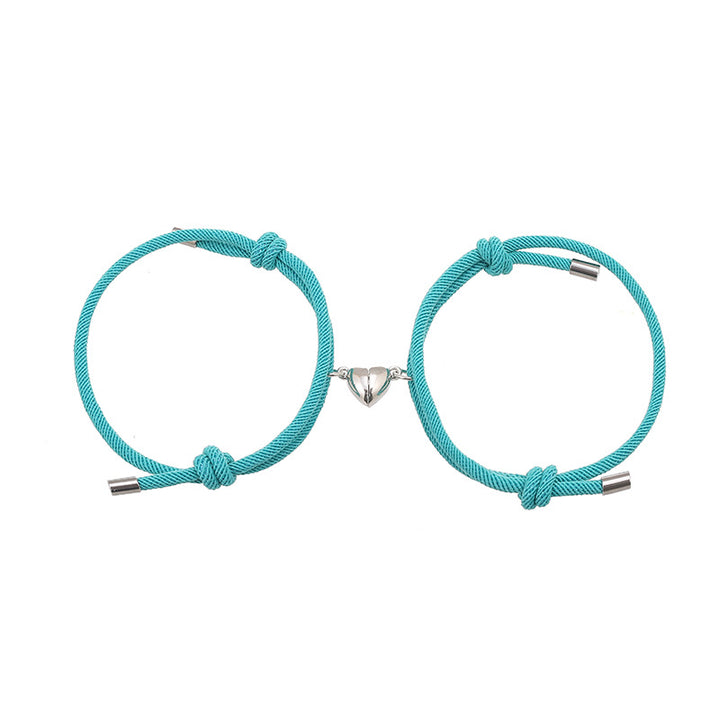 Lot de 2 bracelets magnétiques pour couple