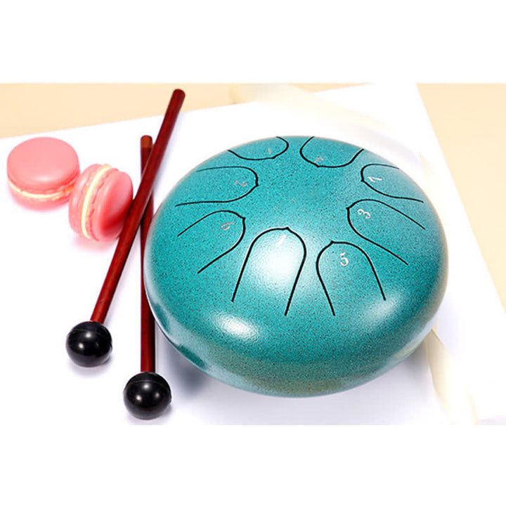 Buddha Stones Kit de batterie de yoga et de méditation avec tambour à langue en acier