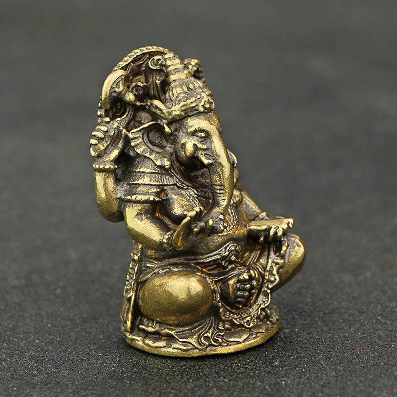 Statue d'éléphant Ganesh Ganpati Richesse Décoration d'intérieur