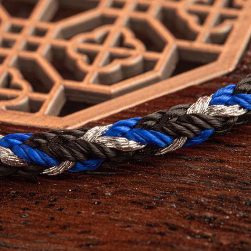 Bracelet porte-bonheur multicolore Buddha Stones "Que la prospérité remplisse votre vie"