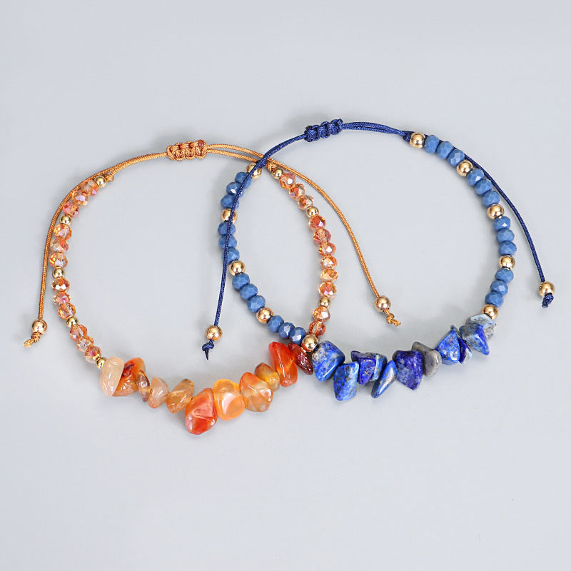 Bracelet tricoté purifiant en améthyste Buddha Stones