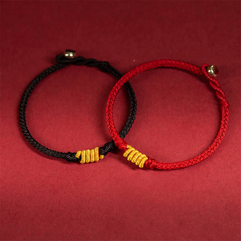 Bracelet tressé en corde avec nœud King Kong fabriqué à la main par Buddha Stones