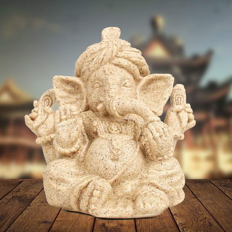 Statue d'éléphant Ganesh Ganpati Transformation Décoration de la maison