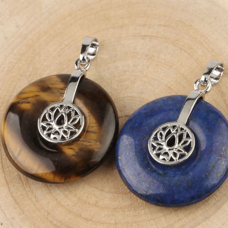 Collier pendentif de guérison en cristal rose avec Buddha Stones et améthyste - image 28