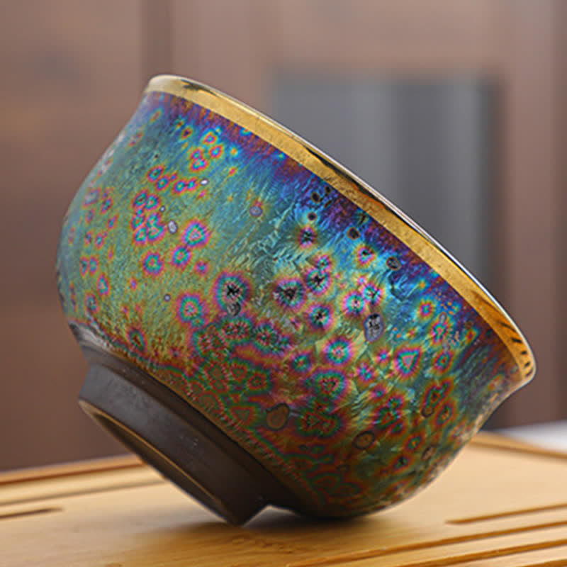 Tasses à thé en céramique colorées Buddha Stones