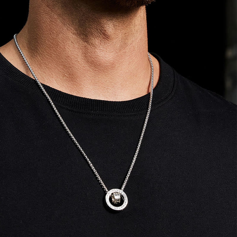 Collier pendentif tibétain en Buddha Stones Om Mani Padme Hum sculpté en chaîne de paix et de pureté - image 13