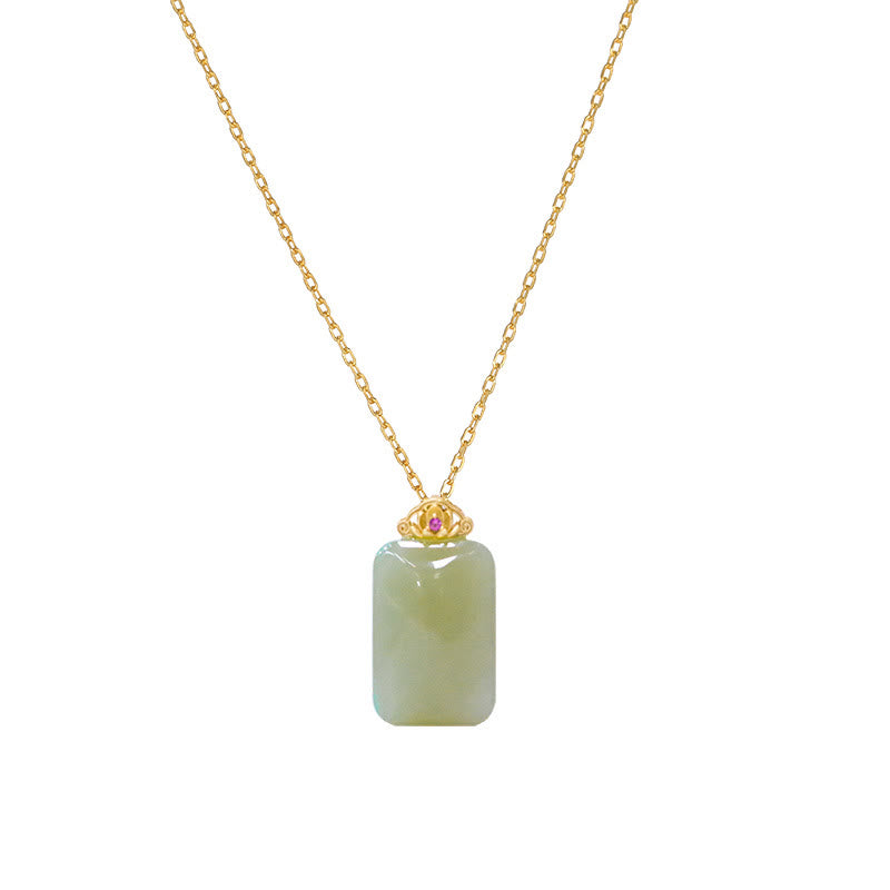 Collier pendentif papillon Bouddha rieur en argent sterling 925 avec jade Hetian naturel cyan - image 47