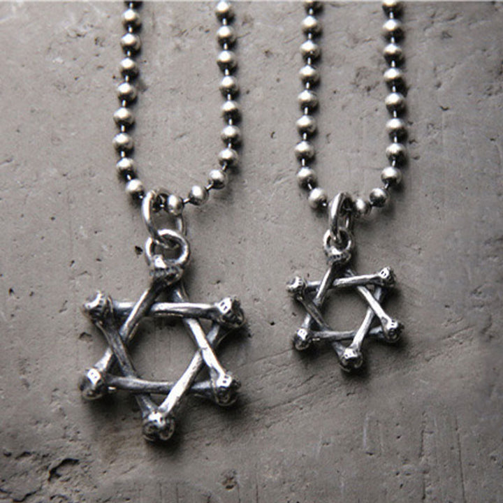 Collier en argent sterling 925 avec protection et espoir en forme d'étoile de David - image 4