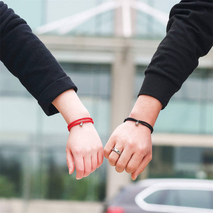 Lot de 2 bracelets magnétiques pour couple
