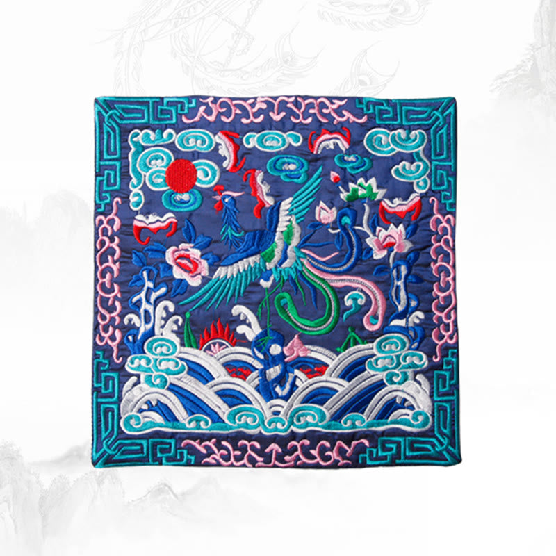 Dessous de Buddha Stones Phoenix Dragon Kirin Dessous de verre pour tasse à thé Dessous de verre Kung Fu