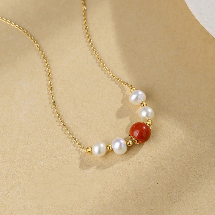 Collier avec pendentif en argent sterling 925 et Buddha Stones - image 1