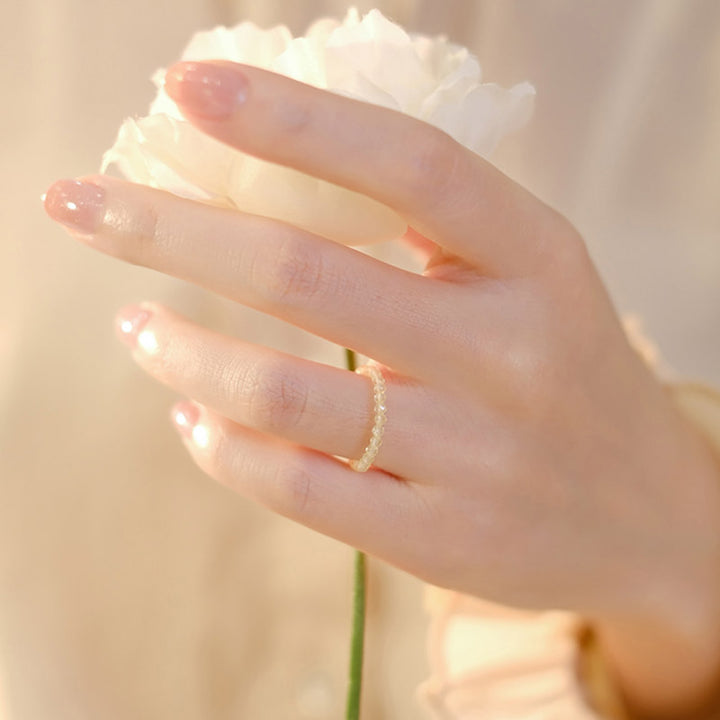 Bague de bonheur et de prospérité en citrine naturelle Buddha Stones - image 5