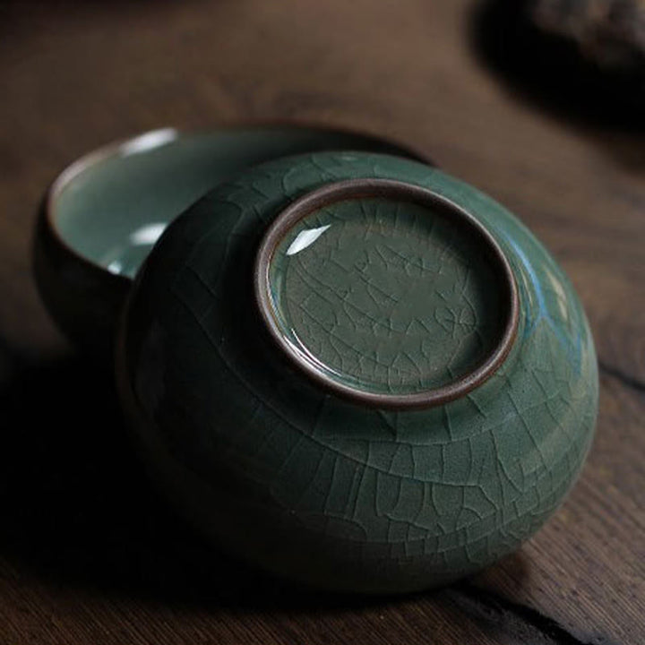Buddha Stones Poisson Koi Coloré Tasse à Thé en Céramique Tasse à Thé Kung Fu Bol