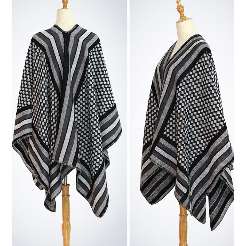 Châle tibétain en Buddha Stones , motif classique, écharpe de voyage confortable et chaude pour l'hiver - image 27