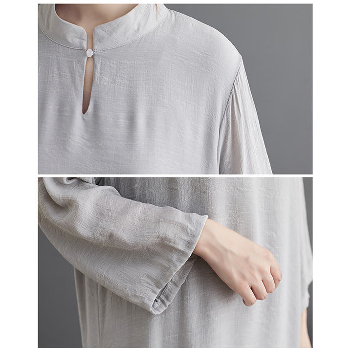 Ensemble de vêtements pour femmes Buddha Stones et motif simple pour méditation, prière, pratique spirituelle zen, yoga - image 4