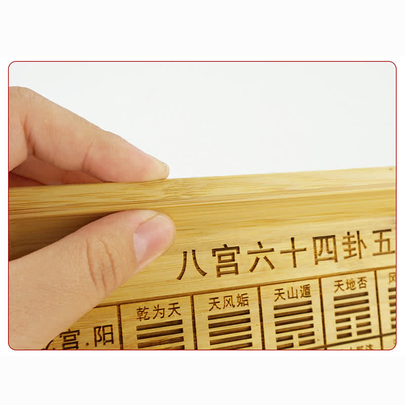 Carte Feng Shui Bambou Bagua Carte Harmonie Énergie