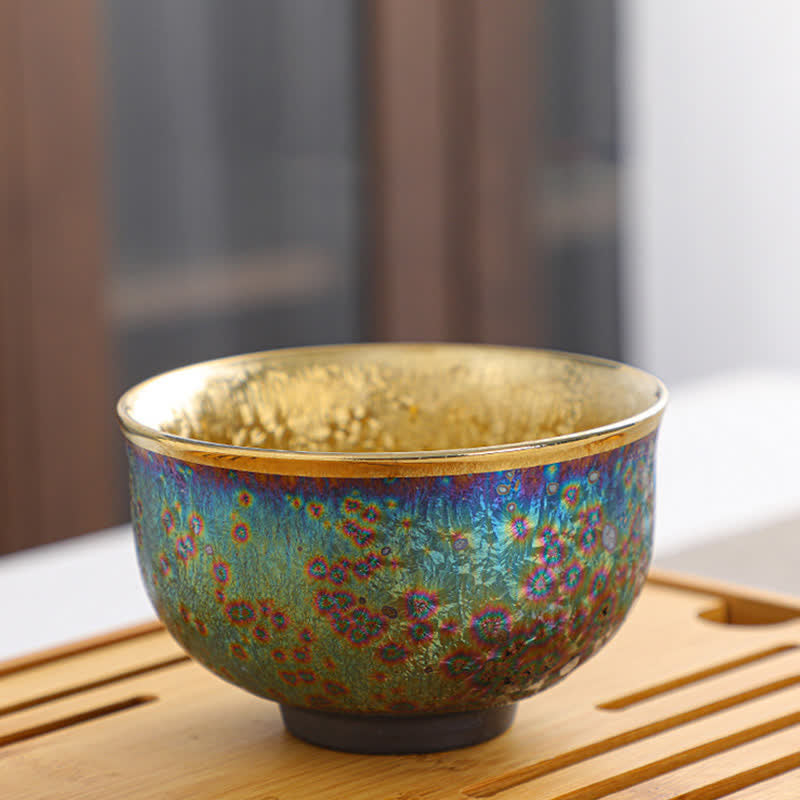Tasses à thé en céramique colorées Buddha Stones