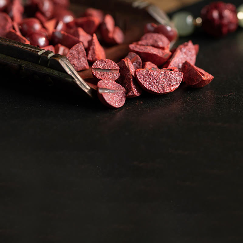 Bracelet en corde porte-bonheur en jade Hetian Buddha Stones et cinabre naturel, signe du zodiaque chinois - image 24