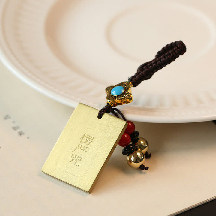 Feng Shui Yin Yang Bagua Wenchang Pen Pagode Roue de prière Porte-clés