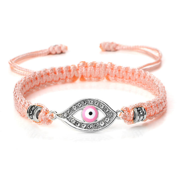 Bracelet en corde avec Buddha Stones pour éloigner le mauvais œil et les mauvais esprits
