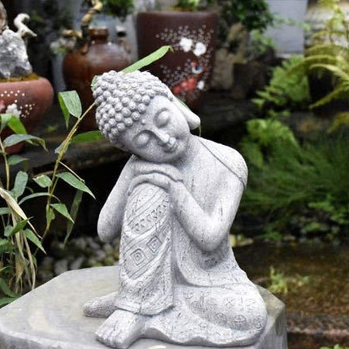 Buddha Stones Méditation tibétaine Bouddha Bénédiction Compassion Sérénité Décoration de la maison - image 4