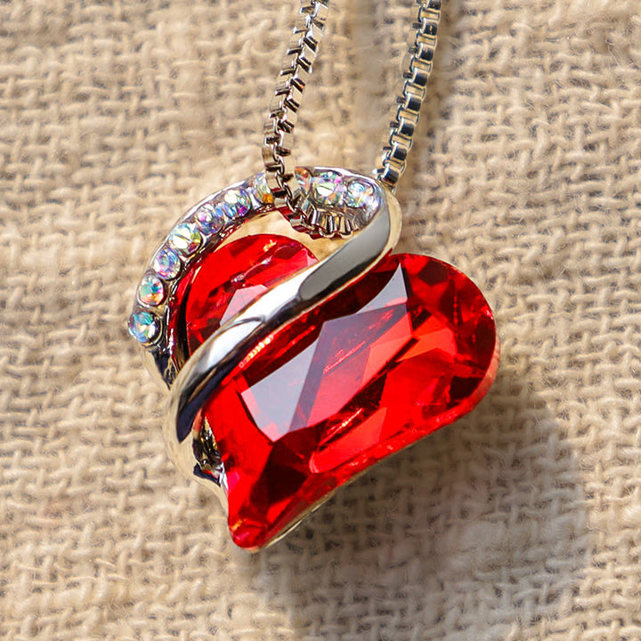 Collier pendentif énergie de guérison pierre de naissance coeur amour Buddha Stones