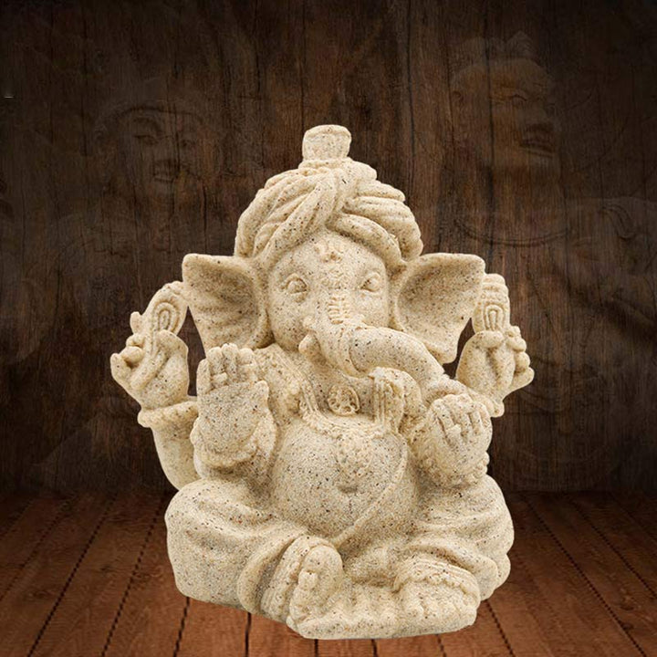 Statue d'éléphant Ganesh Ganpati Bénédiction Protection Décoration de la maison