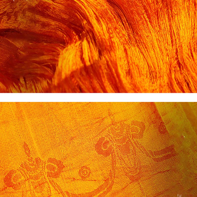 Buddha Stones Bénédiction tibétaine Auspicieux 5 Couleurs Jacquard Khata Décoration - image 12