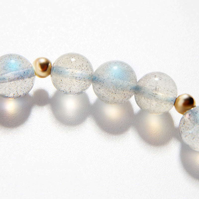 Bracelet de guérison PiXiu en pierre de lune et quartz Buddha Stones
