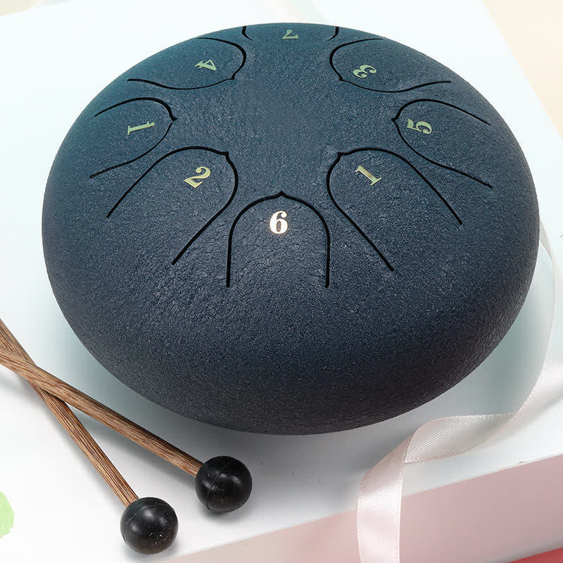 Buddha Stones Kit de batterie de yoga et de méditation avec tambour à langue en acier