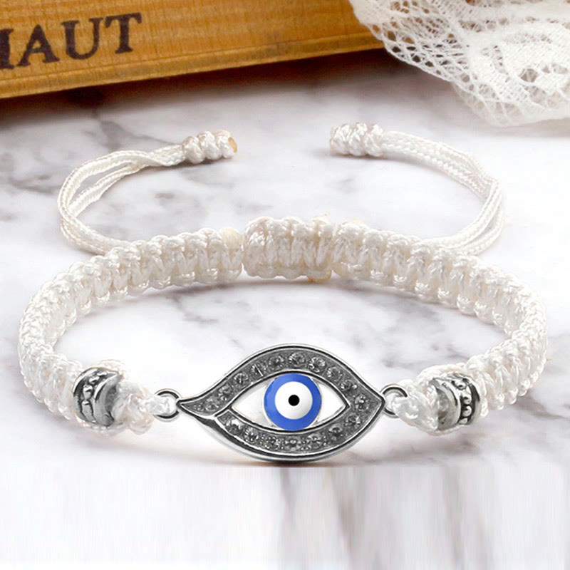 Bracelet en corde avec Buddha Stones pour éloigner le mauvais œil et les mauvais esprits