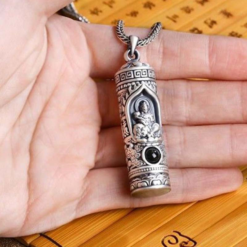 Collier avec pendentif de prospérité et projection de Bouddha du zodiaque chinois - image 9