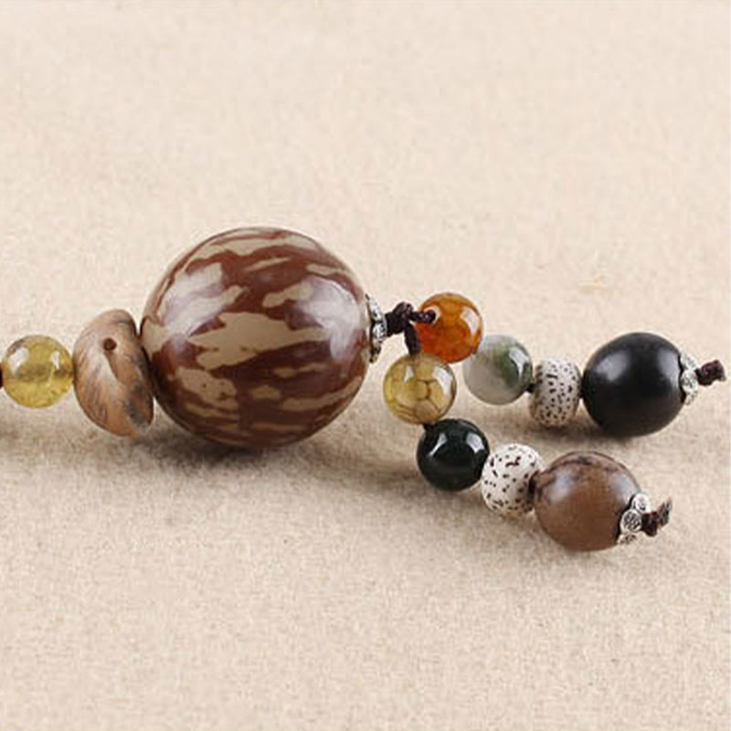 Collier pendentif Buddha Stones Bodhi Seed Lotus Sagesse Harmonie - image 8