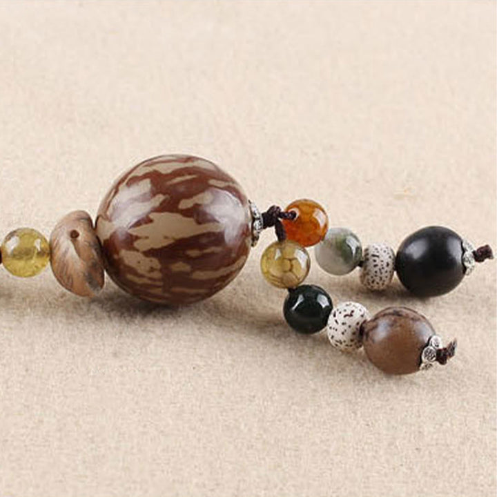Collier pendentif Buddha Stones Bodhi Seed Lotus Sagesse Harmonie - image 8