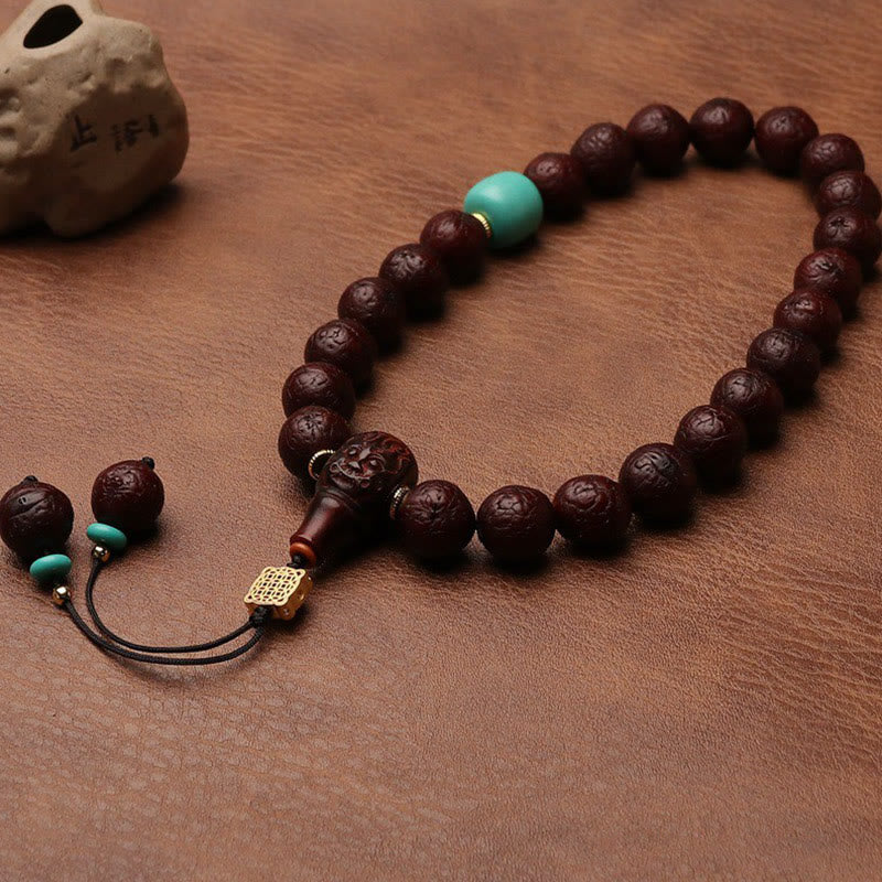 Buddha Stones , graines de Bodhi, porte-bonheur, richesse, pompon, breloque pour poignet