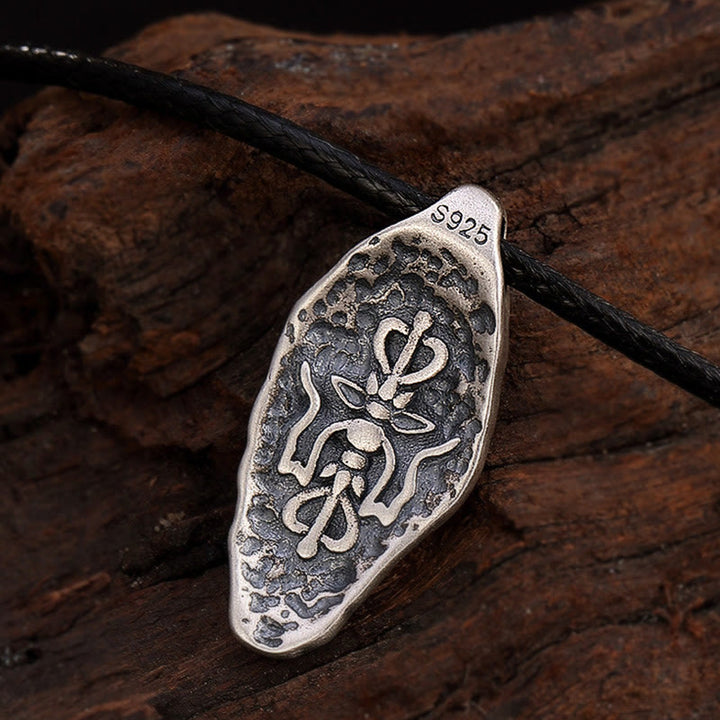 Collier pendentif en argent sterling 925 tibétain avec Buddha Stones Om Mani Padme Hum Dorje Vajra gravé - image 17