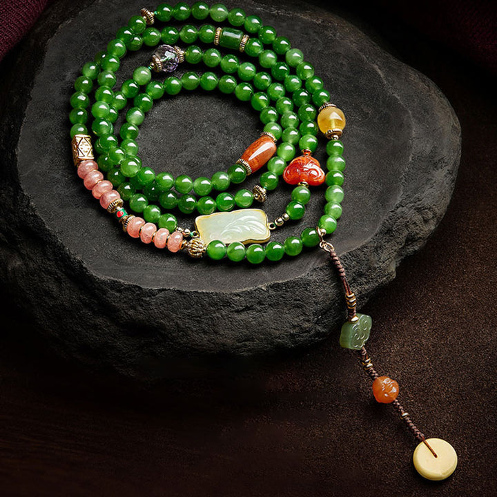 Bracelet Mala Buddha Stones