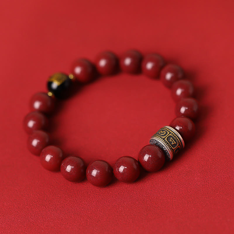 Buddha Stones en argent sterling 925 avec pierres de Bouddha et signe du zodiaque chinois, Bouddha natal, cinabre, Om Mani Padme Hum, calme