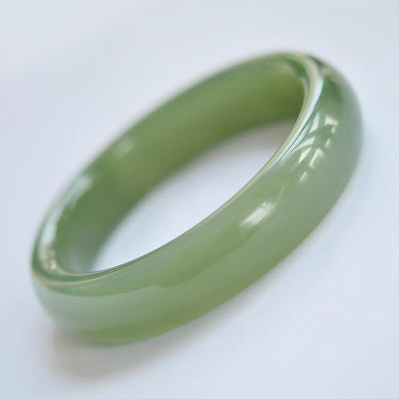 Bracelet jonc de bénédiction en abondance de jade