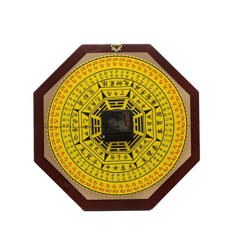 Horloge murale Feng Shui Bagua Map Balance Energy Map