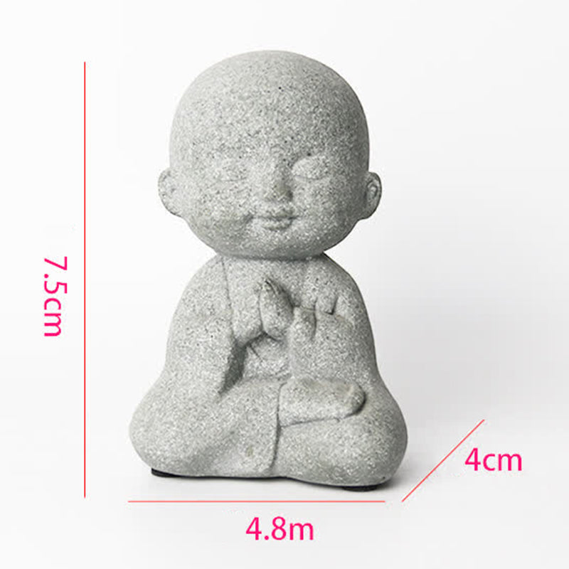 Buddha Stones Méditation Prière Statue de Bouddha Compassion Décoration de la maison