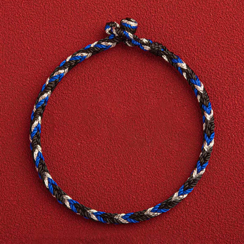 Bracelet porte-bonheur multicolore Buddha Stones "Que la prospérité remplisse votre vie"