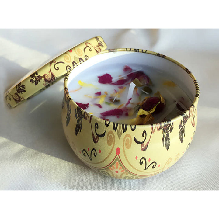 Bougie parfumée à la cire de soja au thé blanc, fleur de gingembre, lavande et gardénia, cadeau pour la famille et les amis - Lavande - image 4