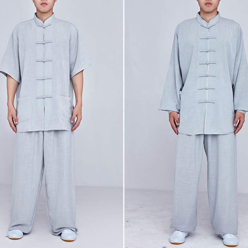 Ensemble de vêtements unisexe brodés Buddha Stones, méditation, prière zen, Tai Chi spirituel, Qigong - image 28