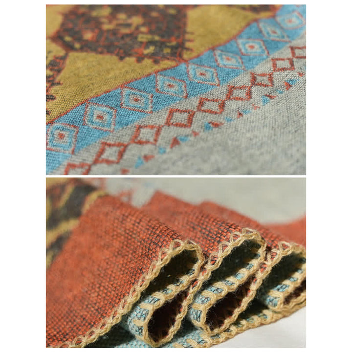 Écharpe châle tibétain à motifs de diamants avec Buddha Stones - image 15