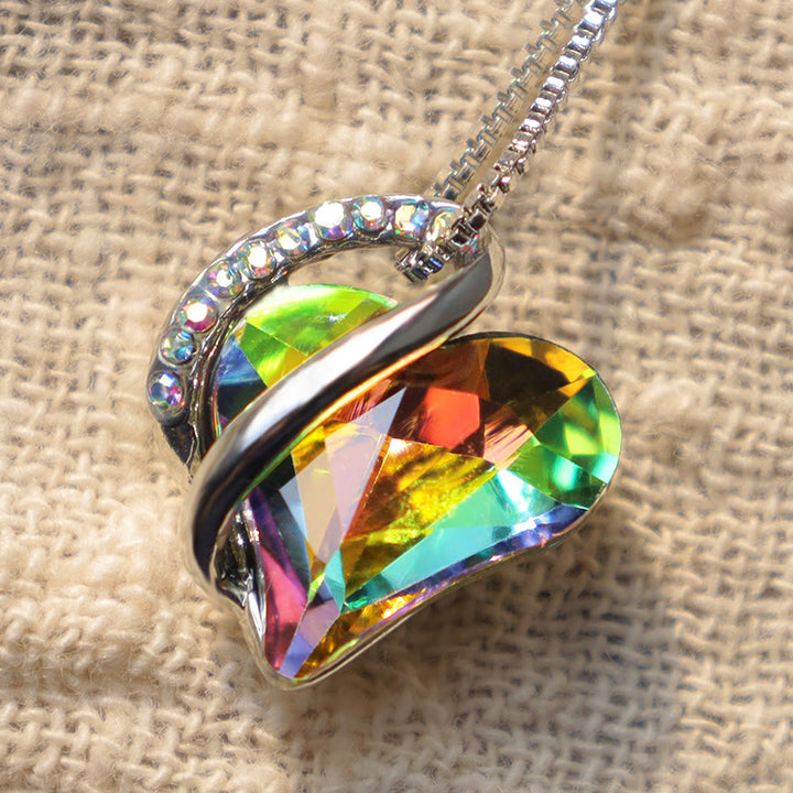 Collier pendentif énergie de guérison pierre de naissance coeur amour Buddha Stones