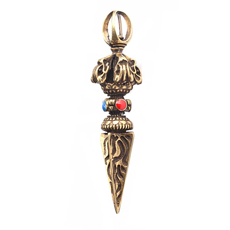Buddha Stones et œil de Dieu en forme de plume de Hamsa